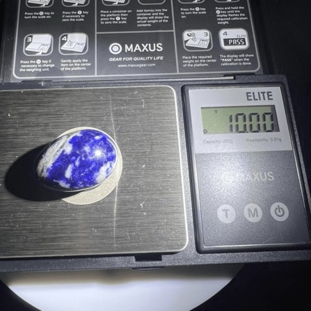 Sodalite Crystal Egg Meditation Stone - Picture 8 of 12